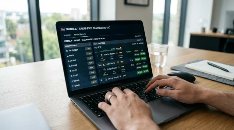 Analisis de mercados y cuotas de Formula 1 en Bet365