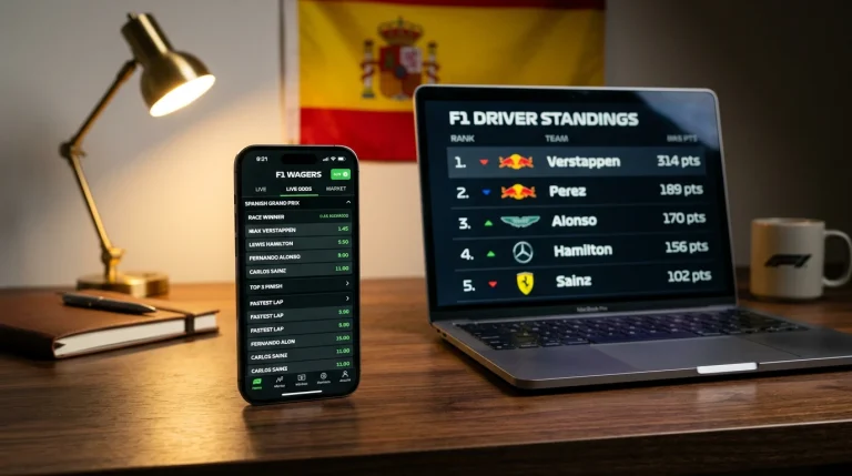 Comparativa de casas de apuestas para Fórmula 1 en España